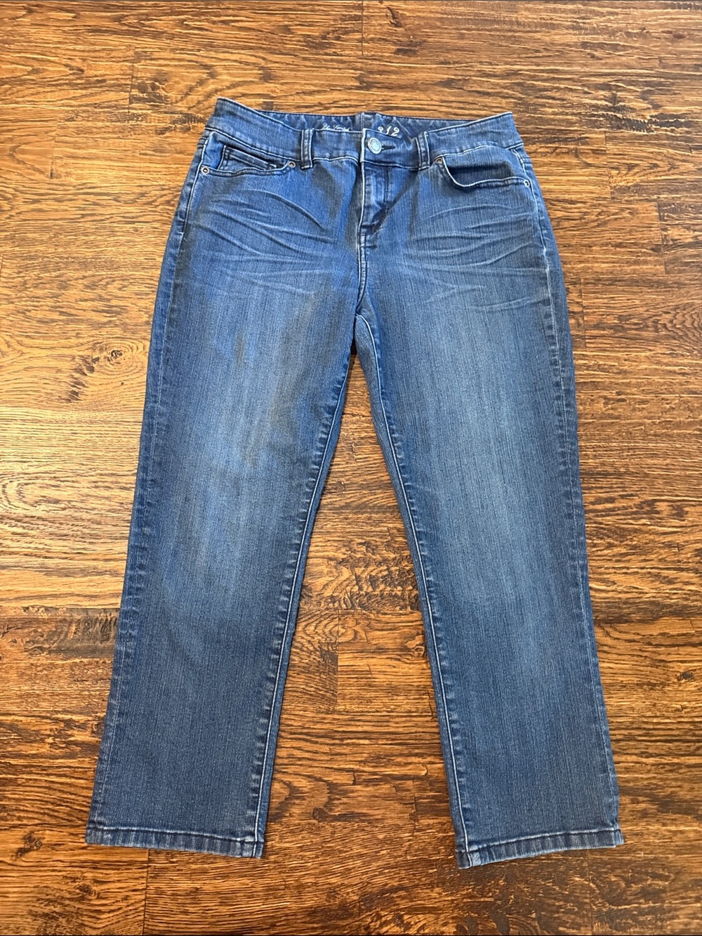 The Limited Women's Stretch Cropped Jeans in Indigo Blue
